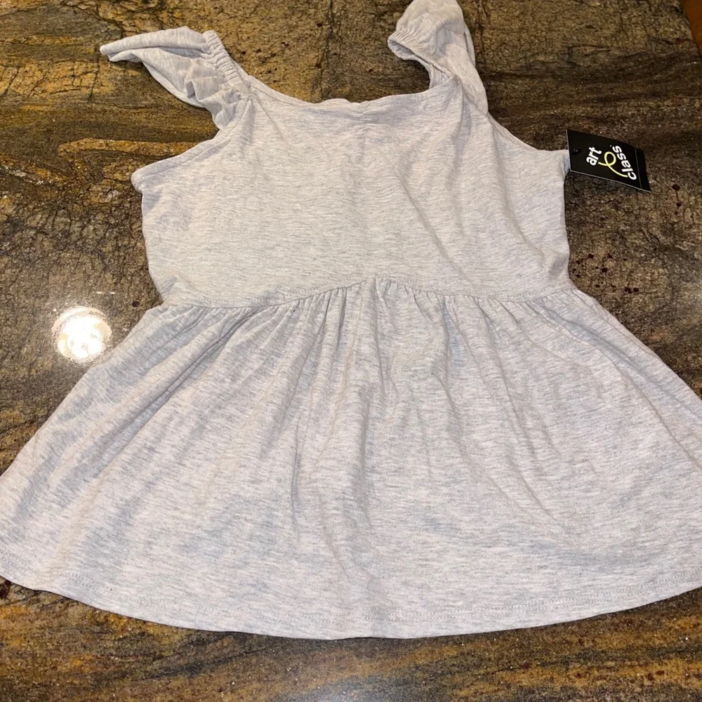 Girls’ Tie-Back Peplum‎ Tank Top